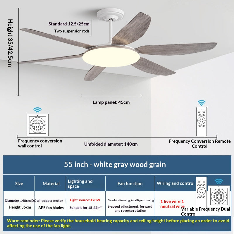 Home Dining Roomliving Room Ceiling Fan Light