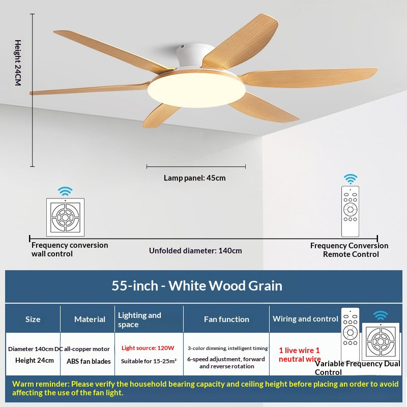 Home Dining Roomliving Room Ceiling Fan Light