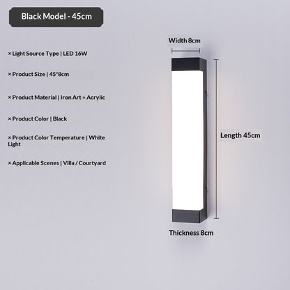AquaShield Linear Outdoor Wall Sconce