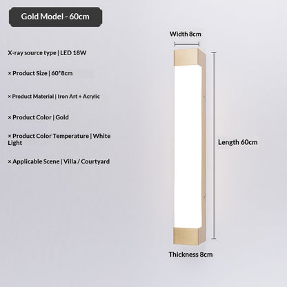 AquaShield Linear Outdoor Wall Sconce
