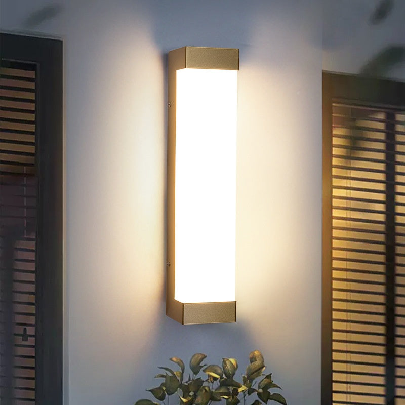Long Wall Sconce Outdoor Courtyard Light