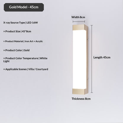 AquaShield Linear Outdoor Wall Sconce