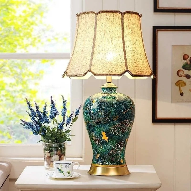 Living Room Bedroom Bedside Ceramic Table Lamp