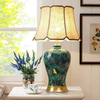 Living Room Bedroom Bedside Ceramic Table Lamp