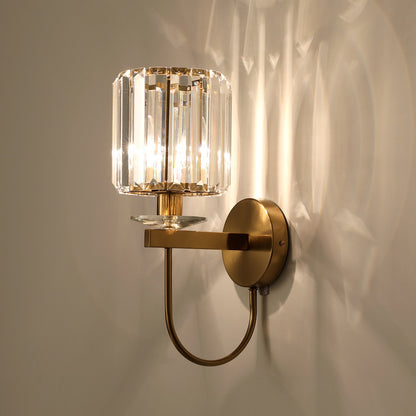 Modern Simple And Light Luxury Crystal Wall Lamp