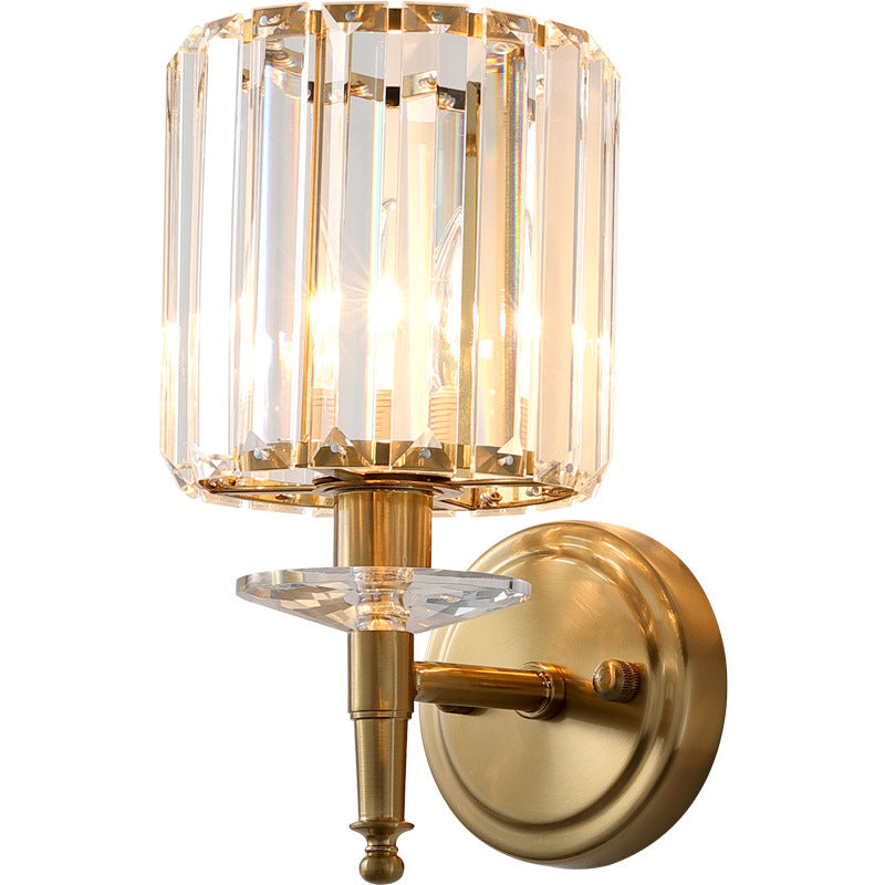 Modern Simple And Light Luxury Crystal Wall Lamp