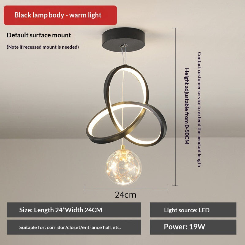 Aisle Chandelier Corridor Light Modern Minimalist