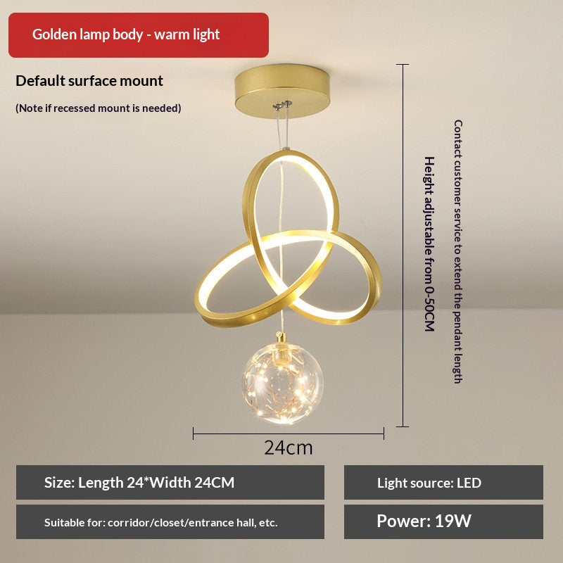 Aisle Chandelier Corridor Light Modern Minimalist