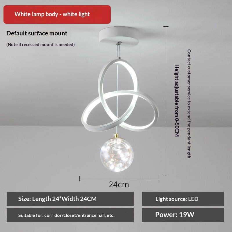 Aisle Chandelier Corridor Light Modern Minimalist