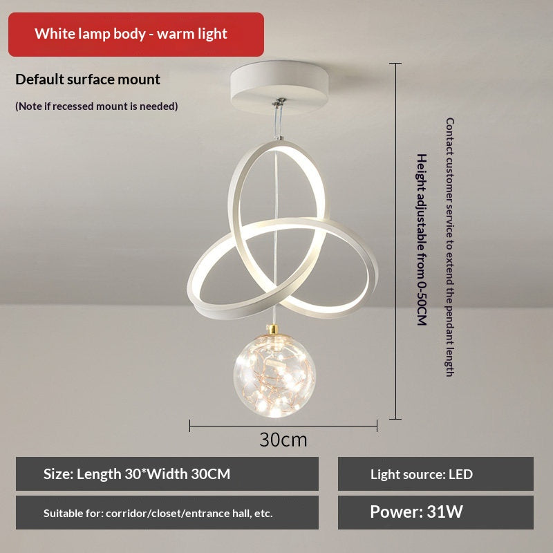 Aisle Chandelier Corridor Light Modern Minimalist