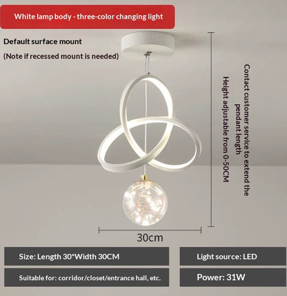 Aisle Chandelier Corridor Light Modern Minimalist