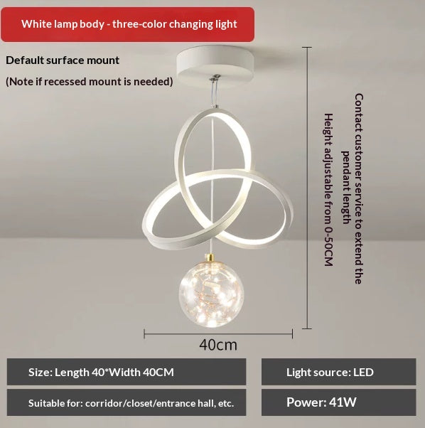 Aisle Chandelier Corridor Light Modern Minimalist
