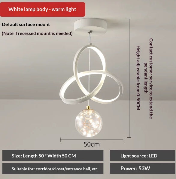Aisle Chandelier Corridor Light Modern Minimalist