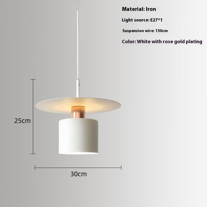 Modern Minimalist Bedroom Bedside Small Droplight Designer Creative Aisle Study Bar Restaurant Special Decoration Chandelier