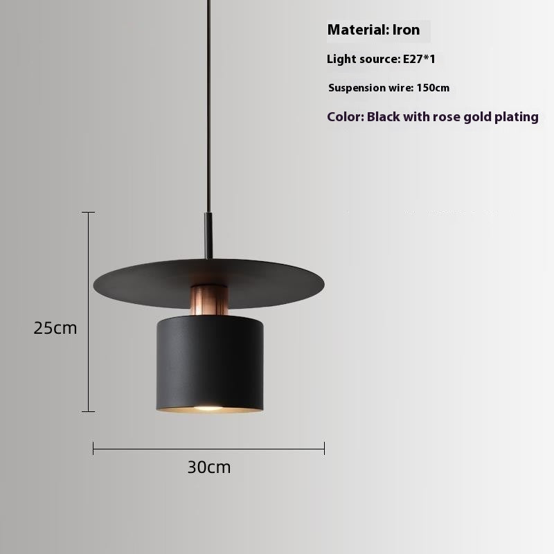 Modern Minimalist Bedroom Bedside Small Droplight Designer Creative Aisle Study Bar Restaurant Special Decoration Chandelier