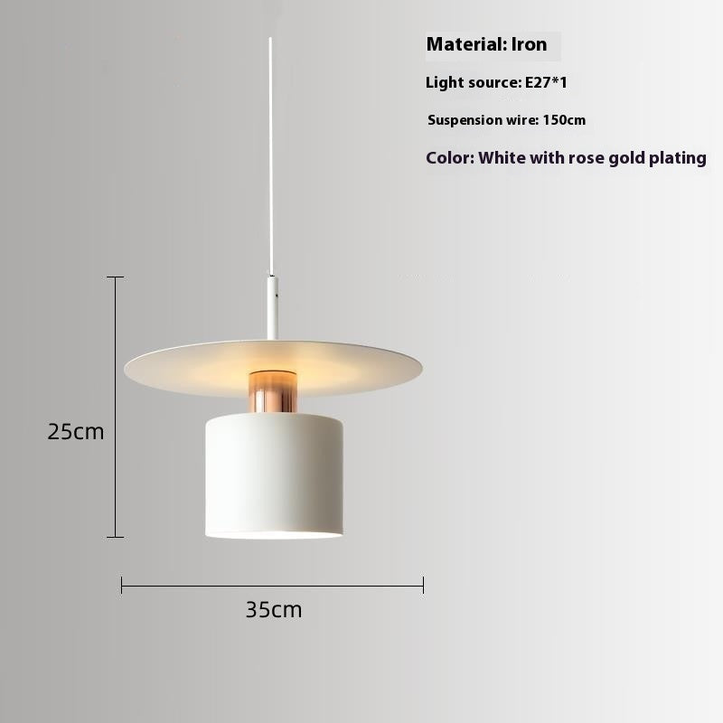 Modern Minimalist Bedroom Bedside Small Droplight Designer Creative Aisle Study Bar Restaurant Special Decoration Chandelier