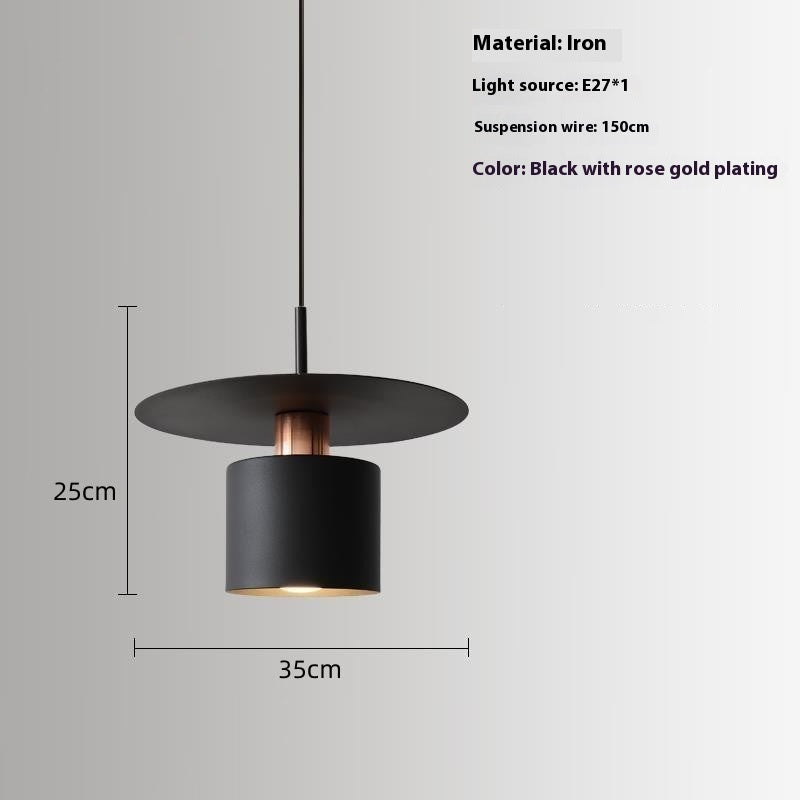 Modern Minimalist Bedroom Bedside Small Droplight Designer Creative Aisle Study Bar Restaurant Special Decoration Chandelier