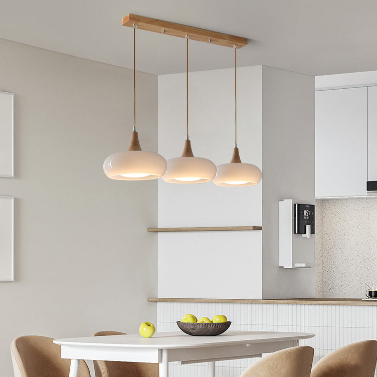 Cream Style Dining-room Lamp Bar Chandelier Simple Modern Bedroom Light