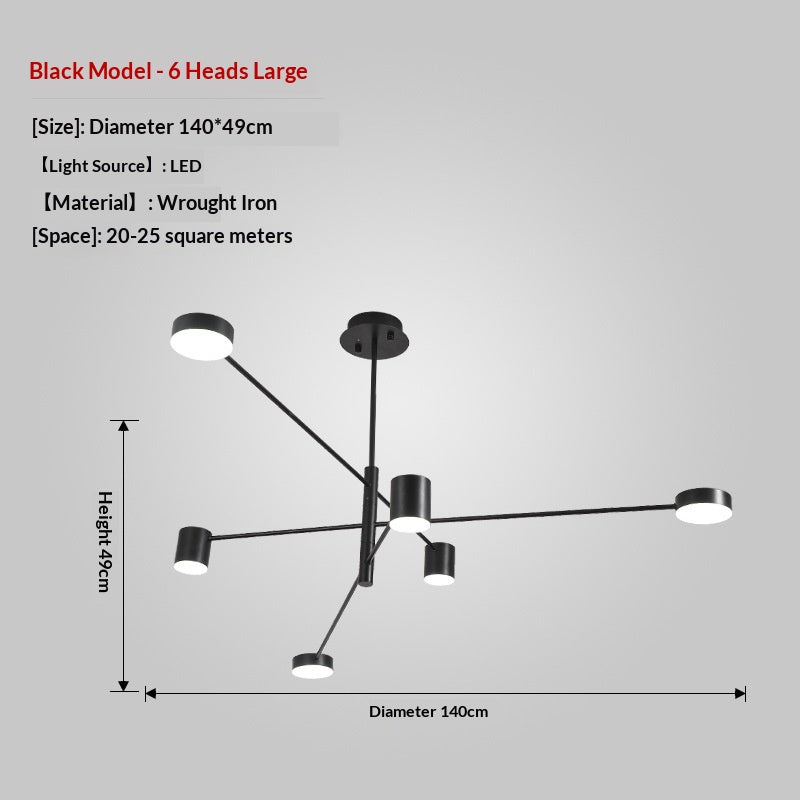 Home Nordic Postmodern Minimalist Chandelier