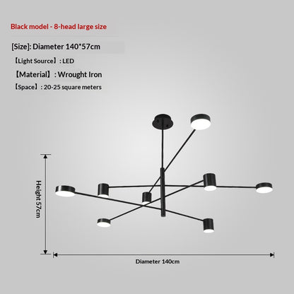 Home Nordic Postmodern Minimalist Chandelier