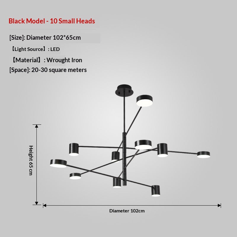 Home Nordic Postmodern Minimalist Chandelier