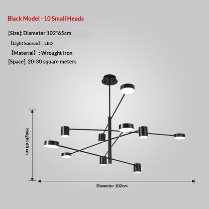 Home Nordic Postmodern Minimalist Chandelier