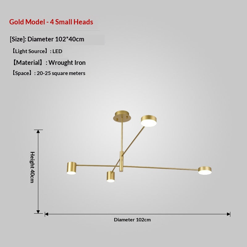 Home Nordic Postmodern Minimalist Chandelier