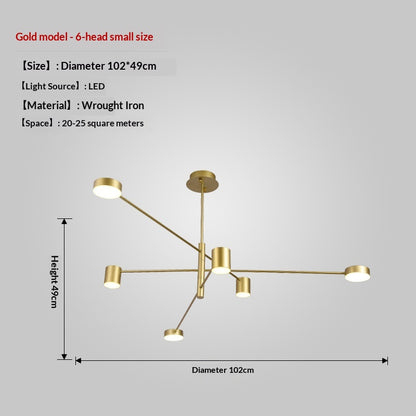 Home Nordic Postmodern Minimalist Chandelier