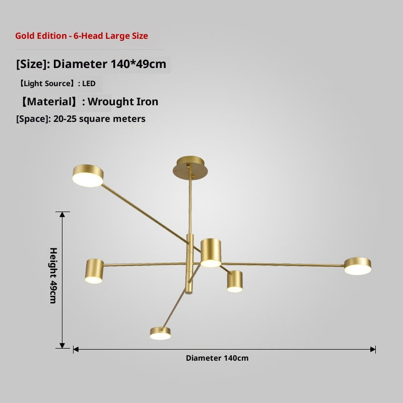 Home Nordic Postmodern Minimalist Chandelier