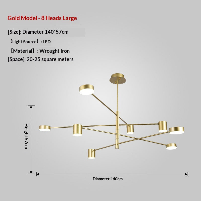 Home Nordic Postmodern Minimalist Chandelier