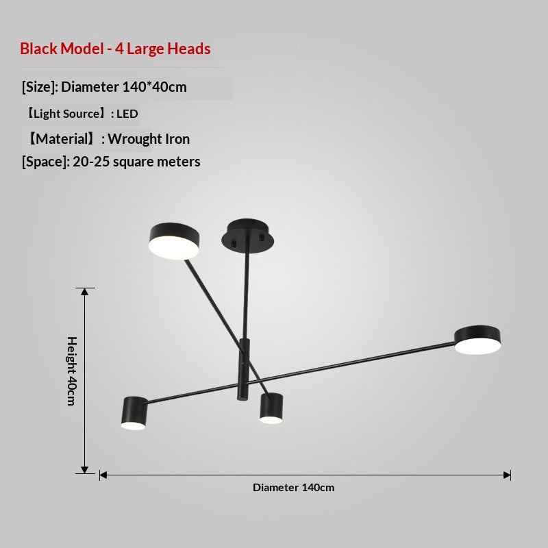 Home Nordic Postmodern Minimalist Chandelier