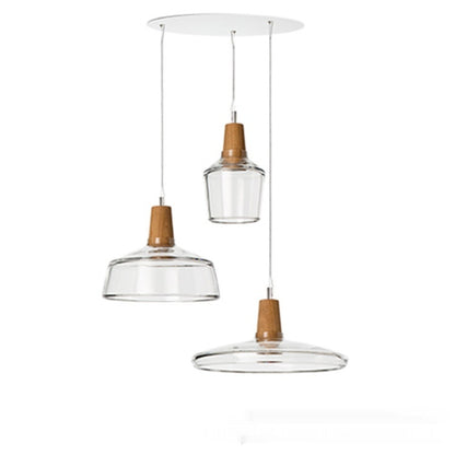 Simple Glass LED Decorative Chandelier