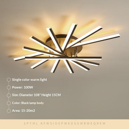 PureLite Minimalist Flush Ceiling Lamp