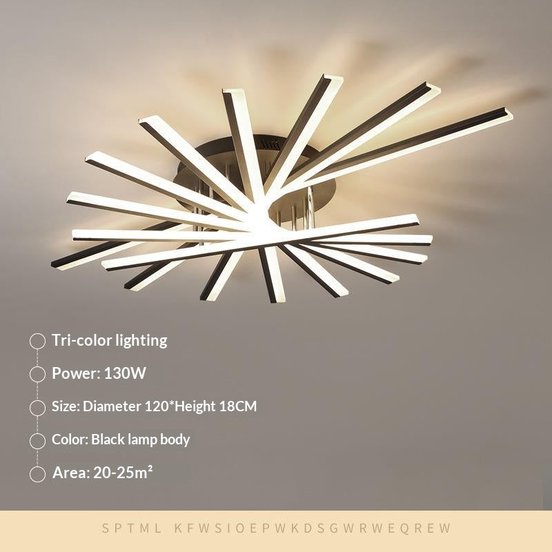 PureLite Minimalist Flush Ceiling Lamp