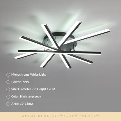PureLite Minimalist Flush Ceiling Lamp