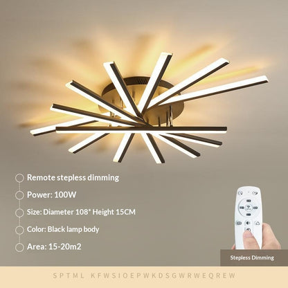 PureLite Minimalist Flush Ceiling Lamp