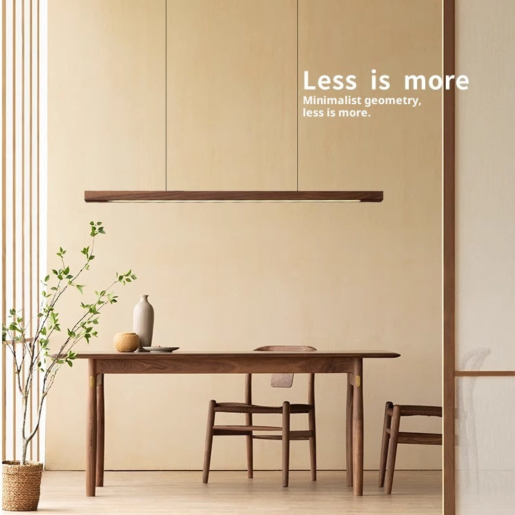 Nordic Solid Wood Dining Room Chandelier