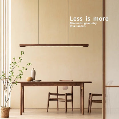 Nordic Solid Wood Dining Room Chandelier